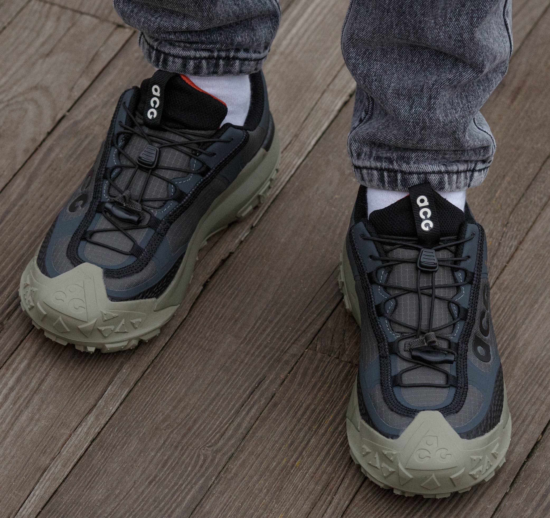 Nike Acg Moutain Fly Gore Tex Black Haki - Зображення 3