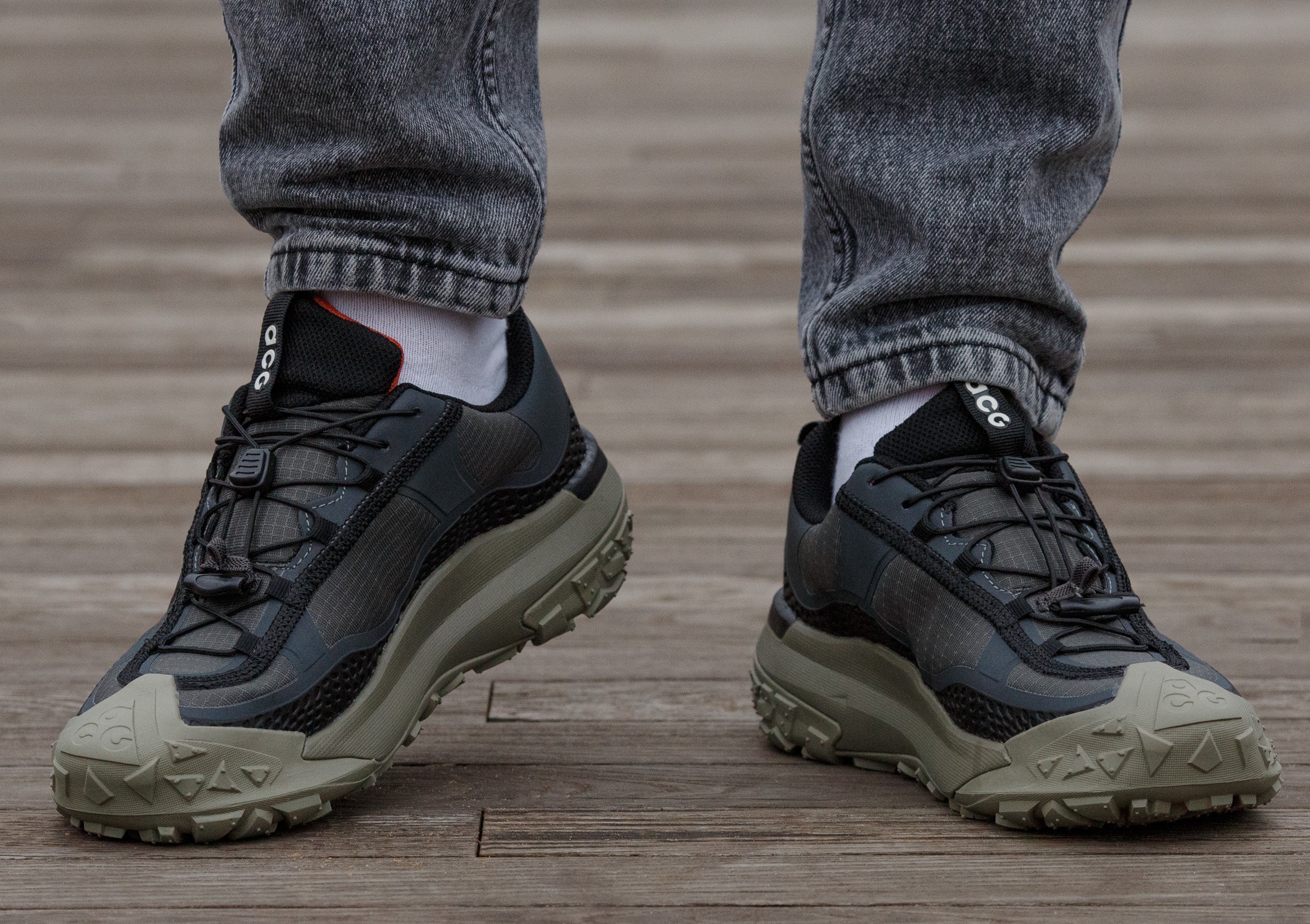 Nike Acg Moutain Fly Gore Tex Black Haki - Зображення 4