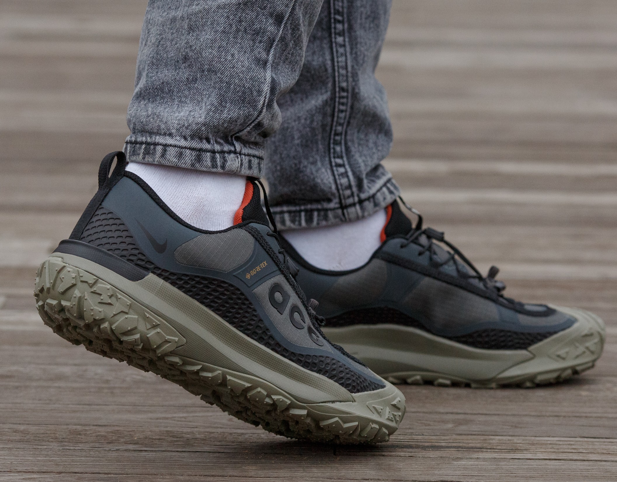 Nike Acg Moutain Fly Gore Tex Black Haki - Зображення 6