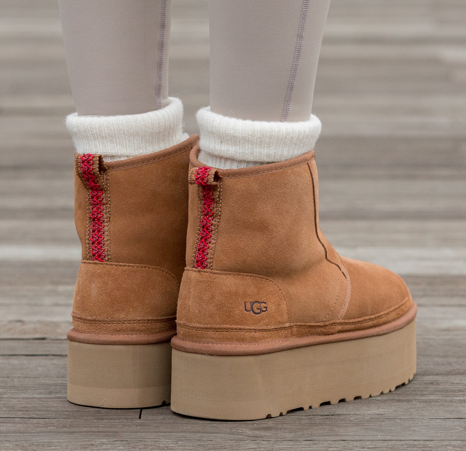 Ugg Neumel Platform Zip Slipper Chestnut - Зображення 5