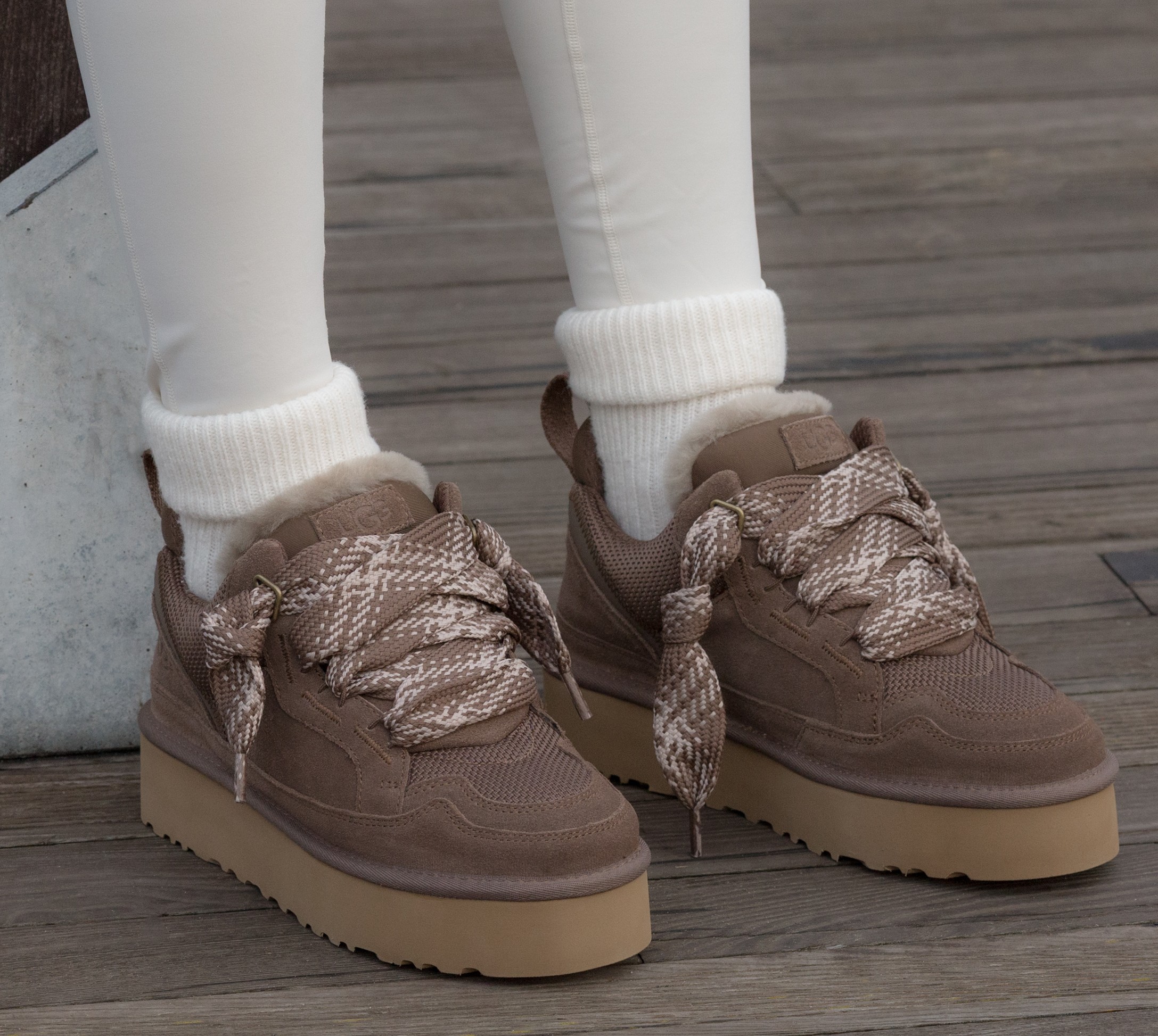 Ugg Lowmel Sneaker Platform Brown-Olive - Зображення 3