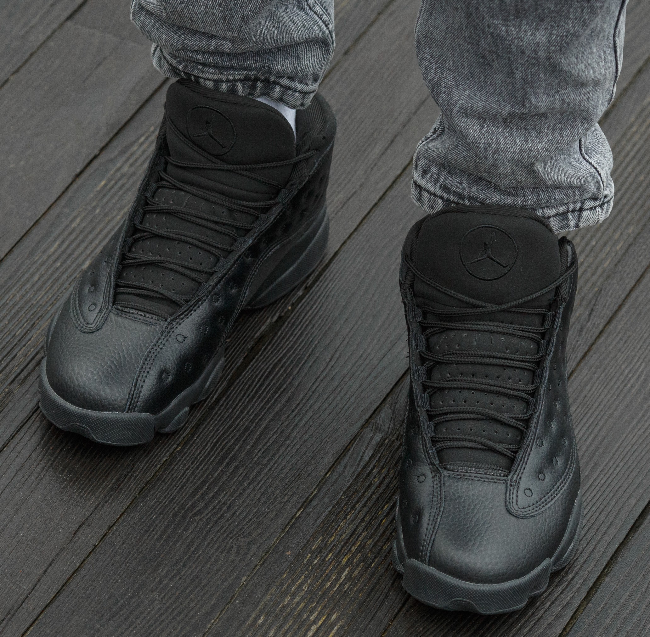 Air Jordan Retro 13 Triple Black - Зображення 3