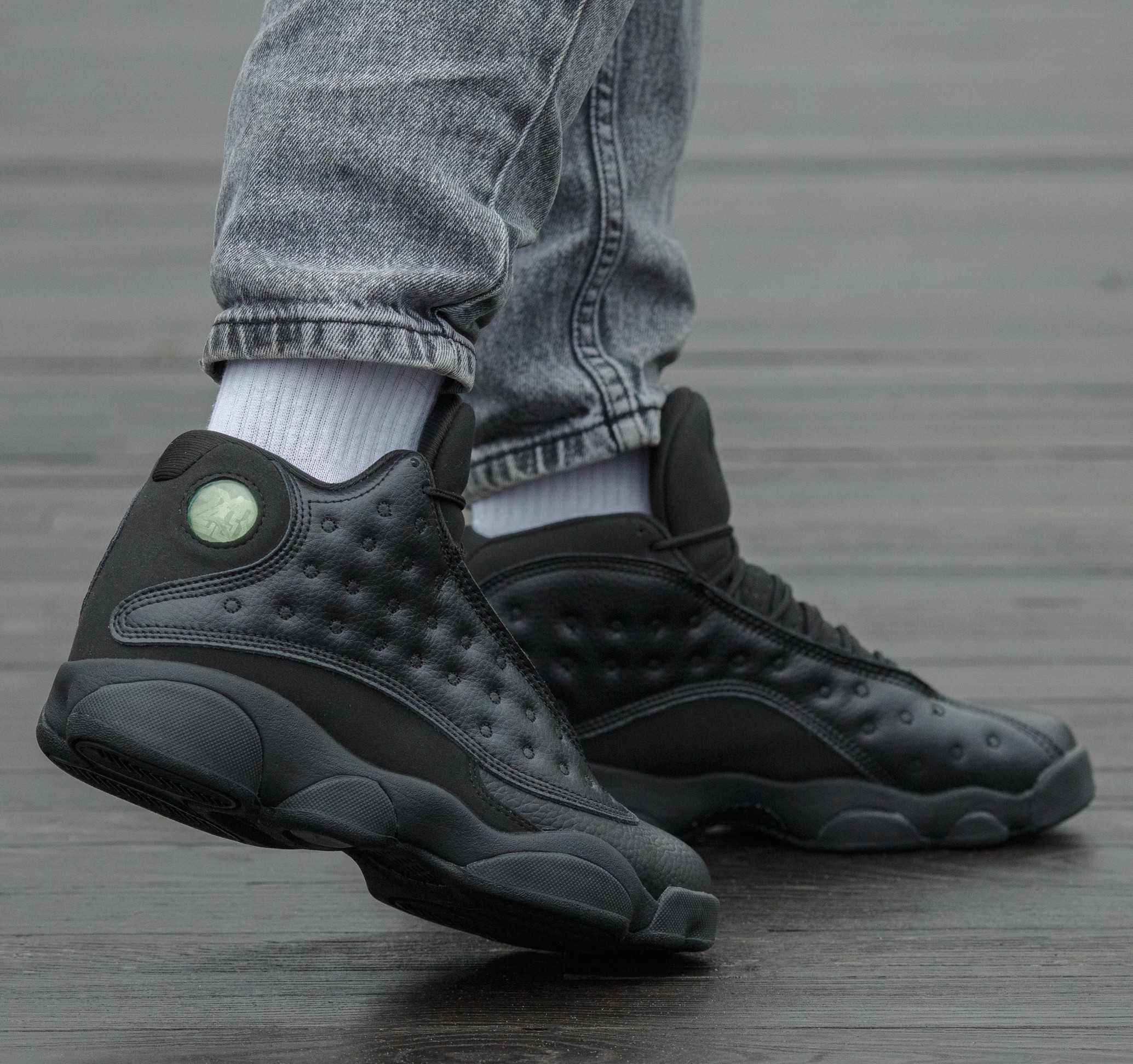 Air Jordan Retro 13 Triple Black - Зображення 7