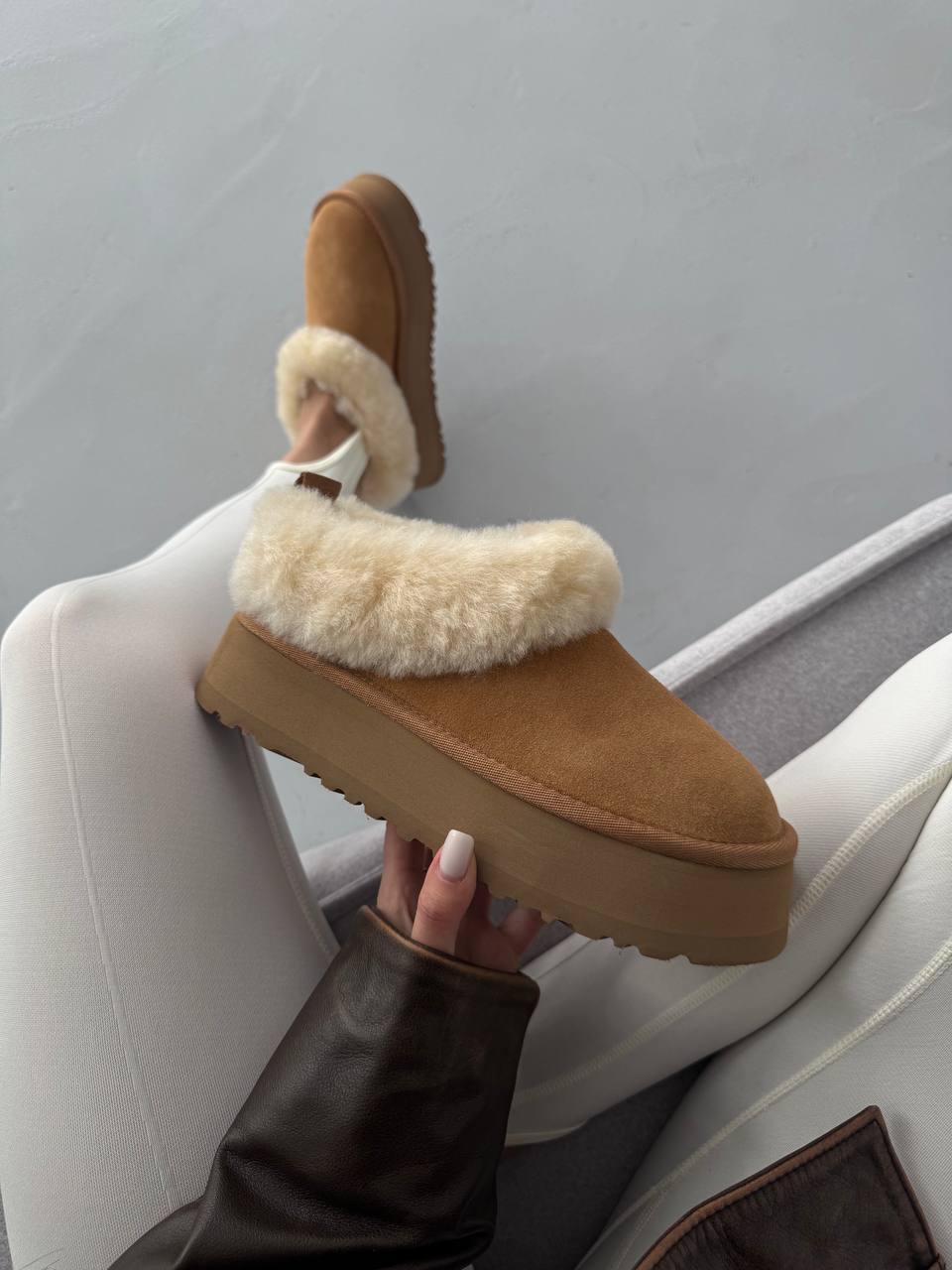 Ugg Tazelle Platform Chestnut