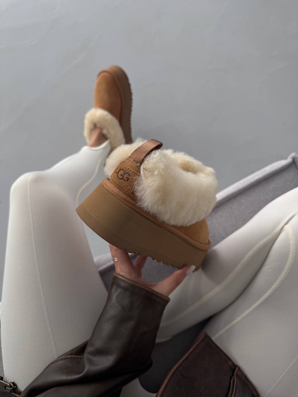 Ugg Tazelle Platform Chestnut - Зображення 7