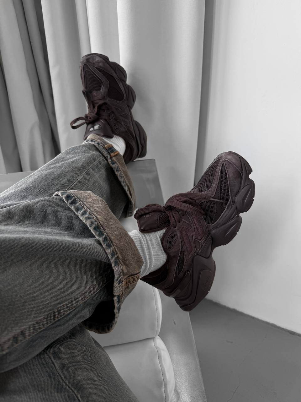 New Balance 9060 Chocolate Brown - Зображення 5