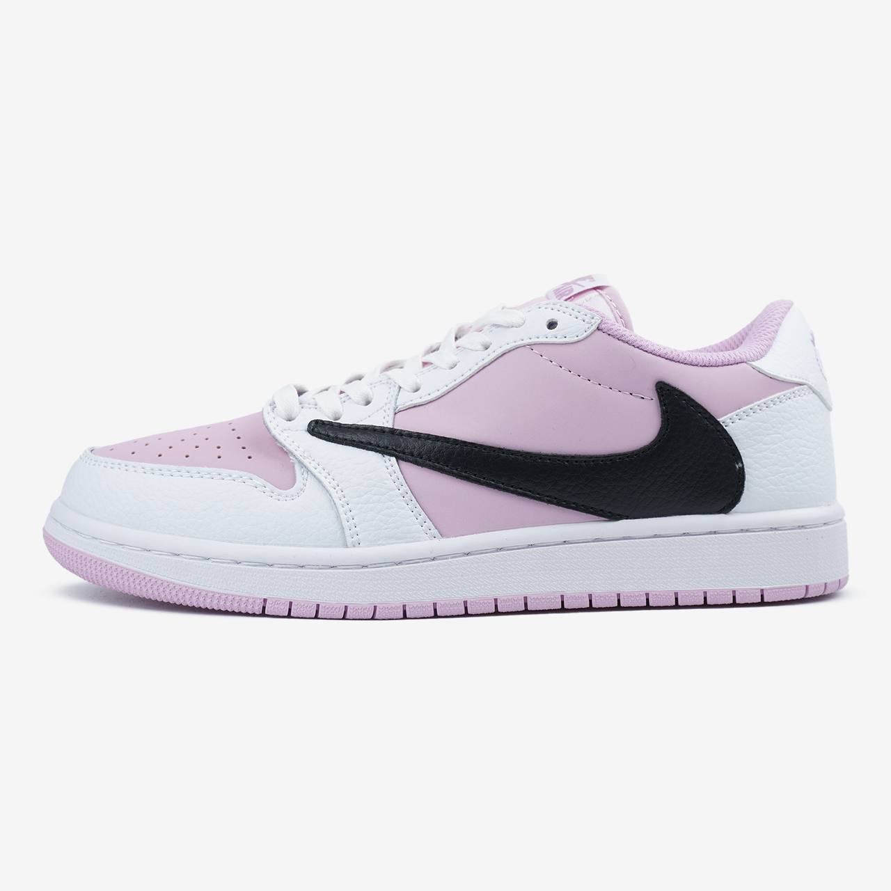 Jordan 1 Low Travis Scott Lilac White Black - Зображення 3