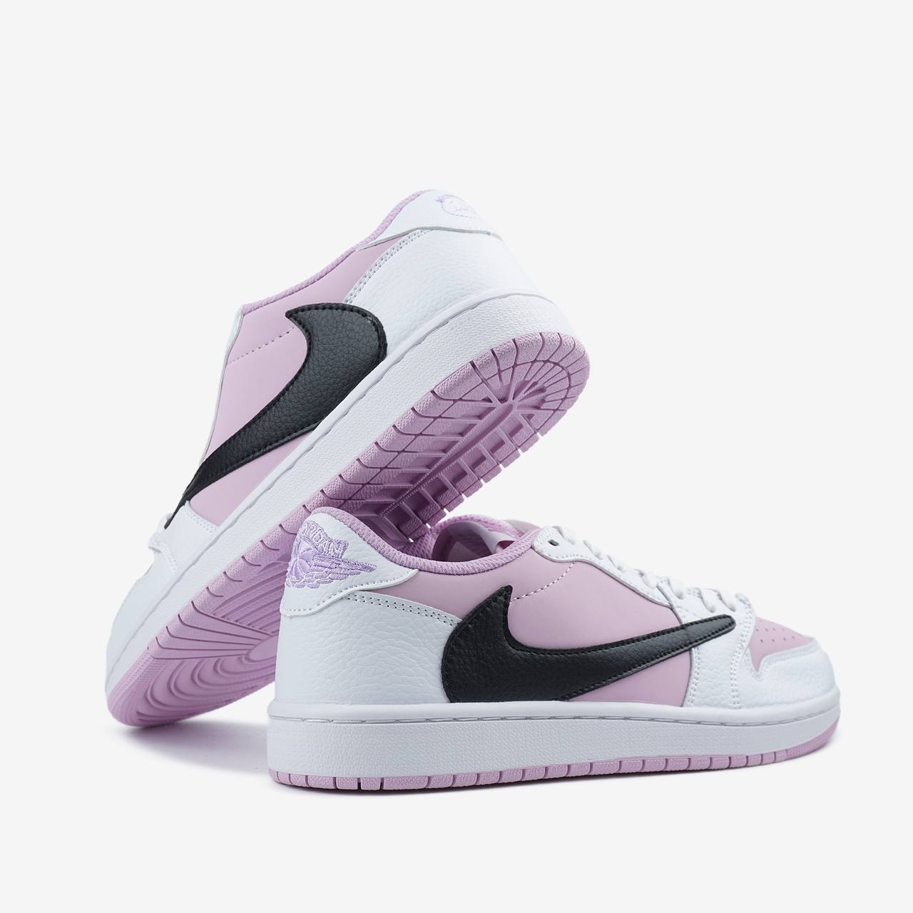 Jordan 1 Low Travis Scott Lilac White Black - Зображення 5