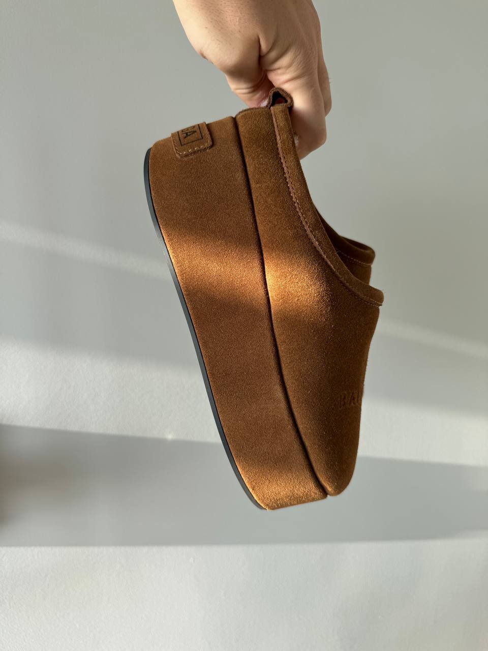 Balenciaga Alaska Soft Platform Mules Brown - Зображення 2