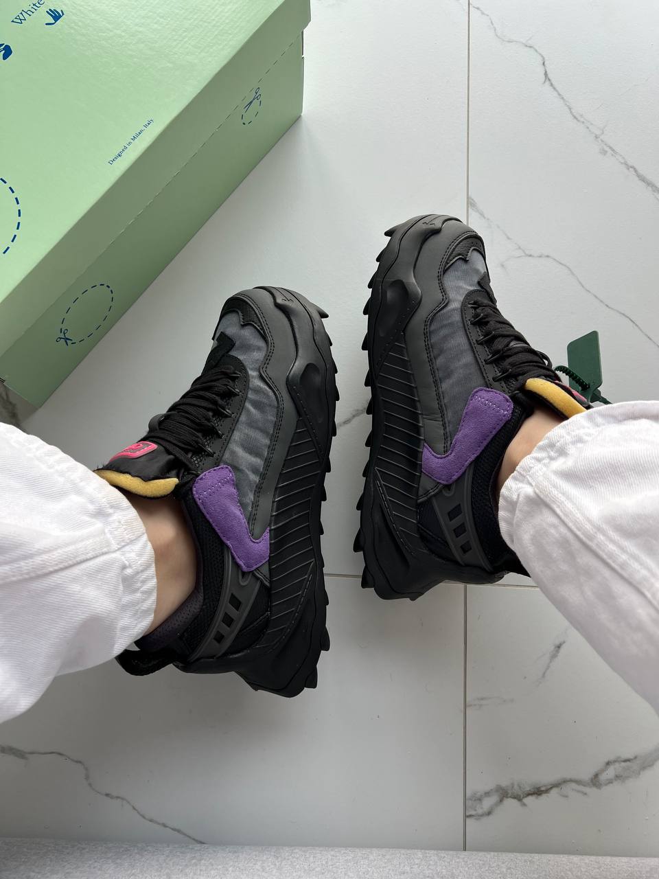 Off-White Odsy-1000 Black Grey - Зображення 3