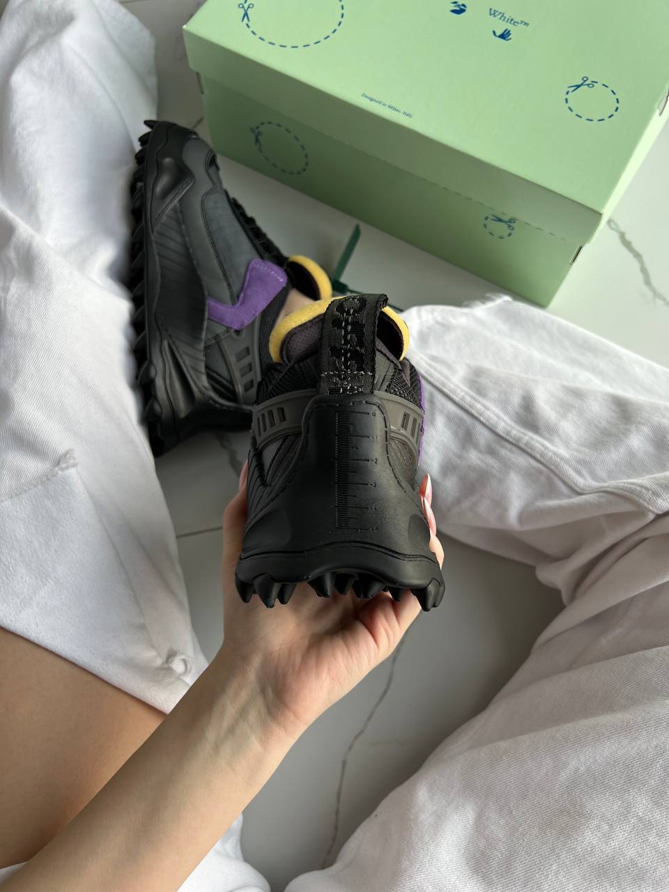 Off-White Odsy-1000 Black Grey - Зображення 6
