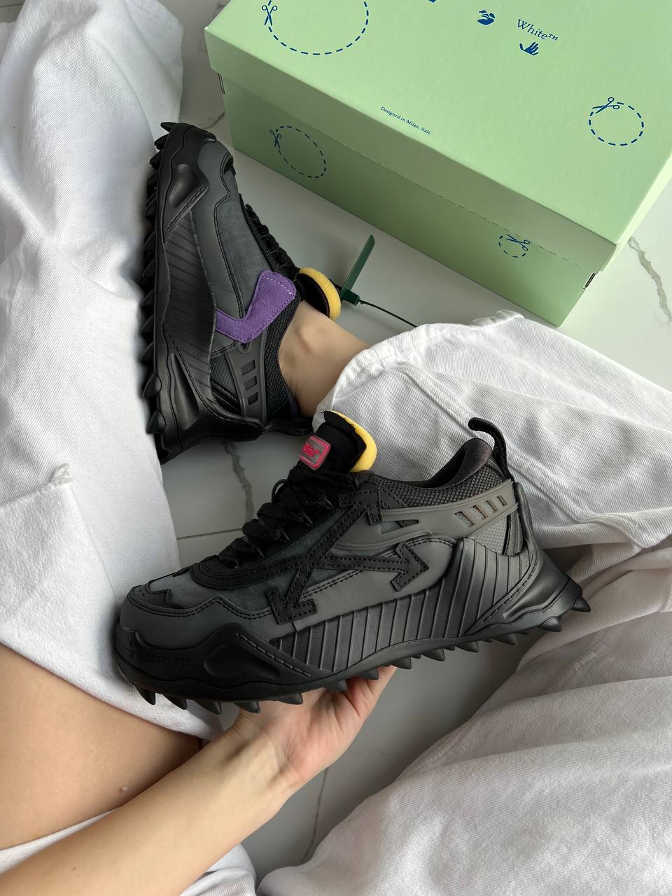 Off-White Odsy-1000 Black Grey - Зображення 2