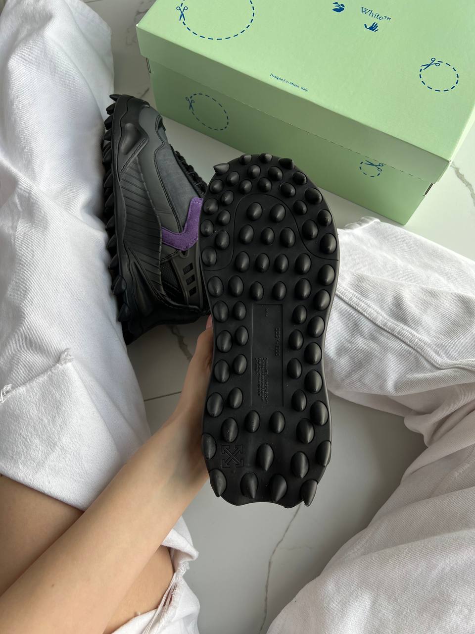 Off-White Odsy-1000 Black Grey - Зображення 7