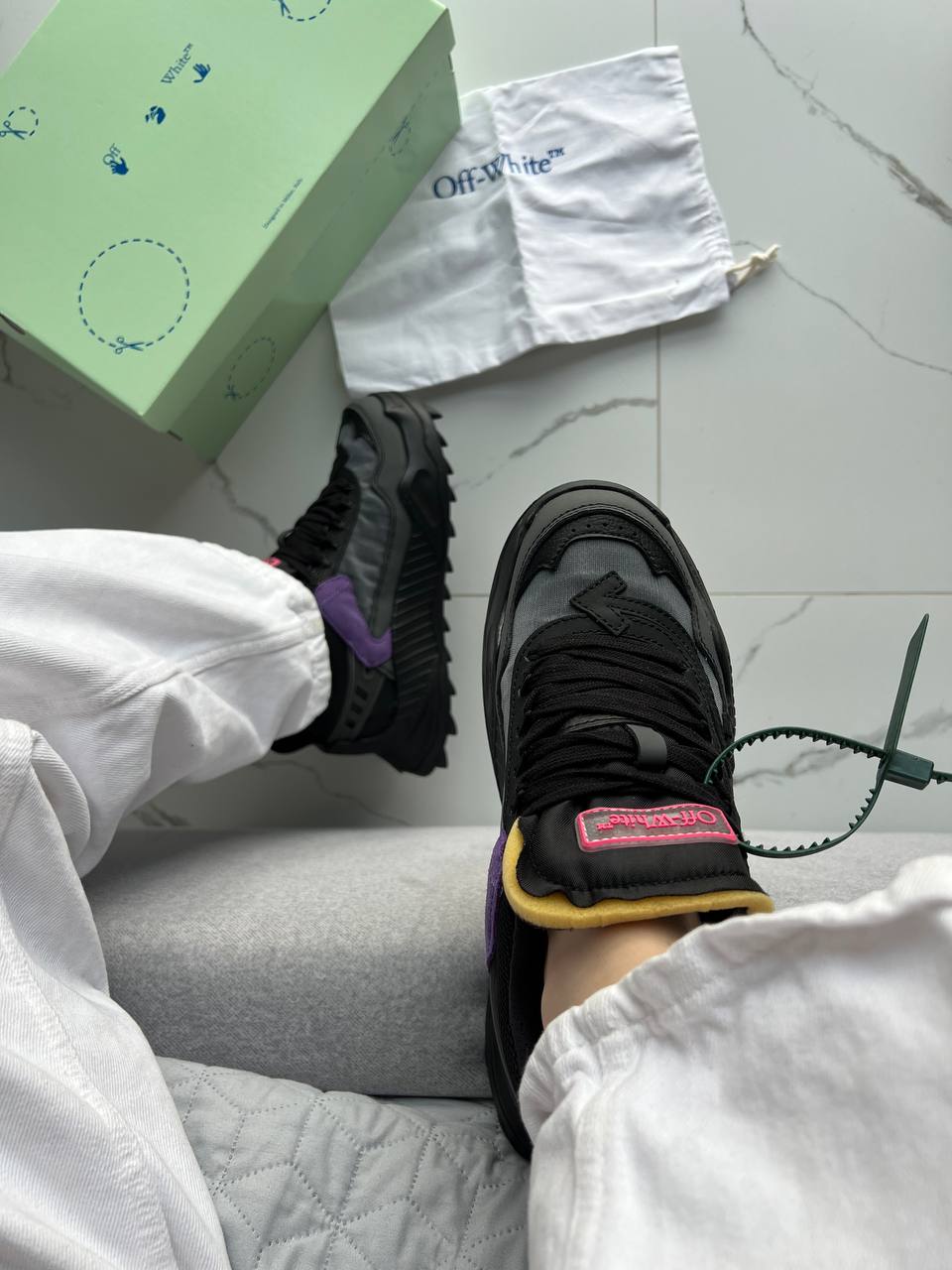 Off-White Odsy-1000 Black Grey - Зображення 5