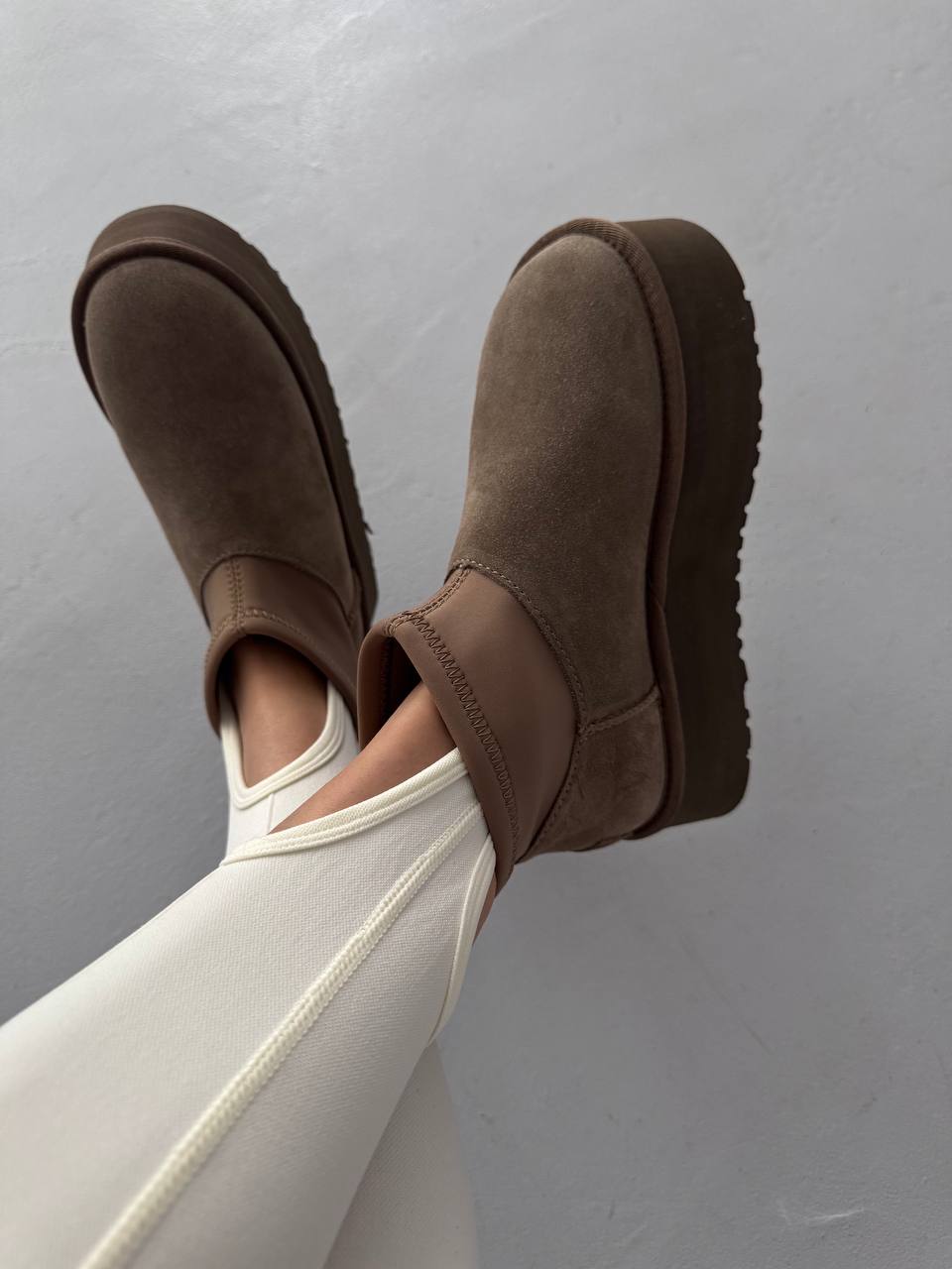 Ugg Mini Dipper Platform Boots Hickory - Зображення 3