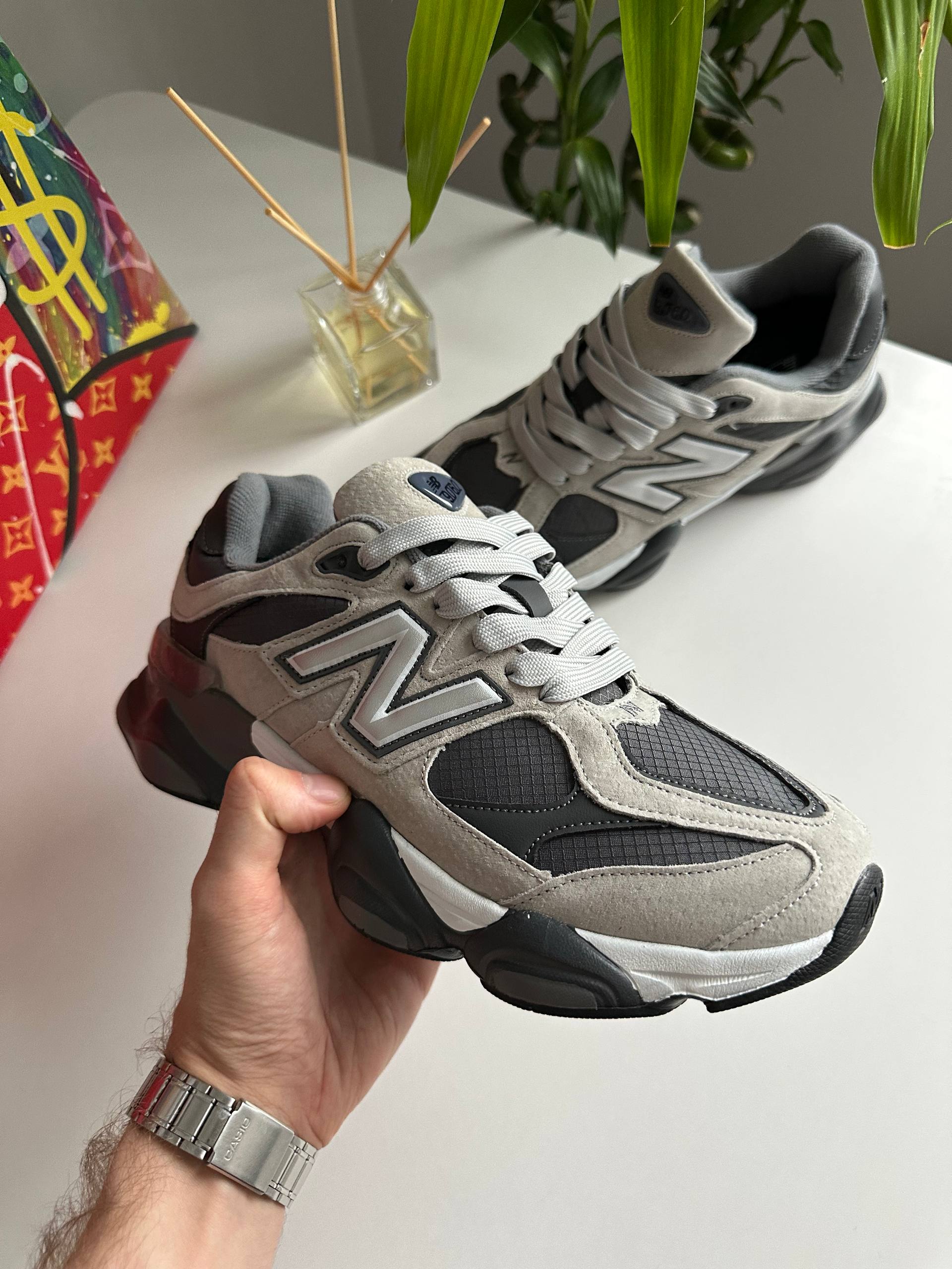 New Balance 9060 Light Grey Graphite Thermo - Зображення 2