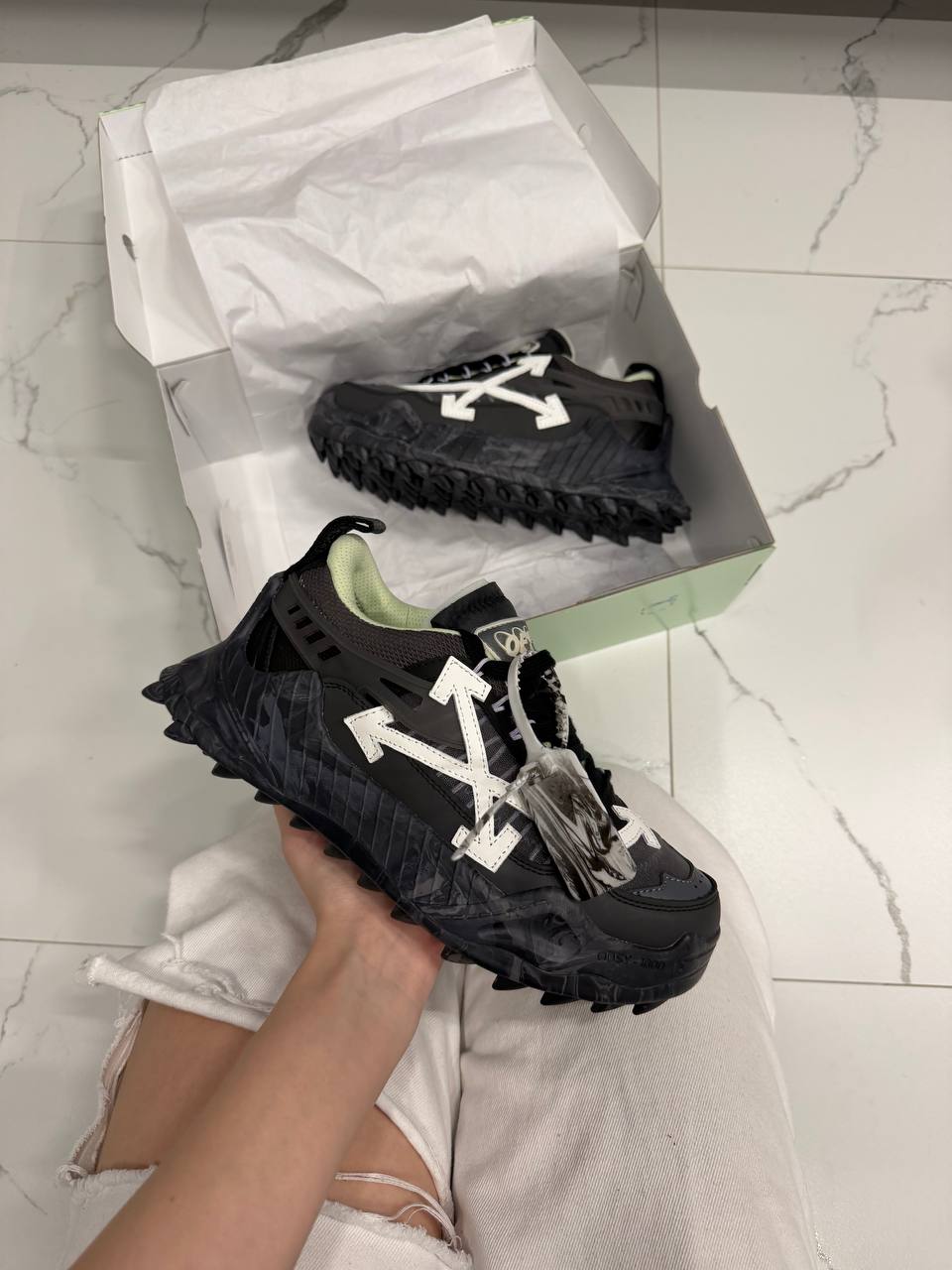 Off-White Odsy-1000 Black White - Зображення 3