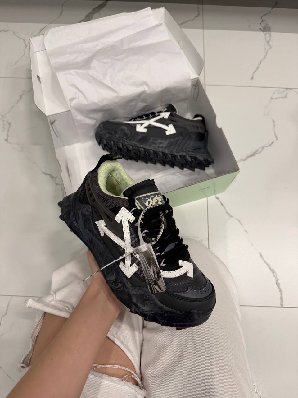 Off-White Odsy-1000 Black White - Зображення 2