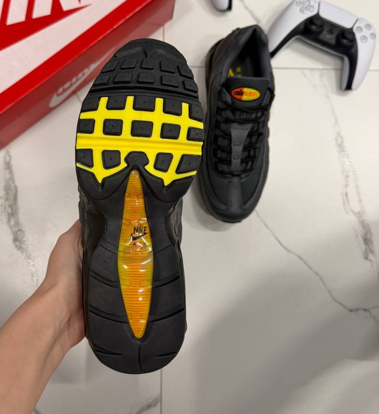 Nike Air Max 95 Anthracite Safety Orange Dark Grey - Зображення 7