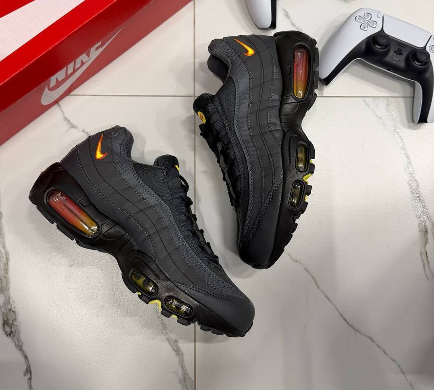 Nike Air Max 95 Anthracite Safety Orange Dark Grey