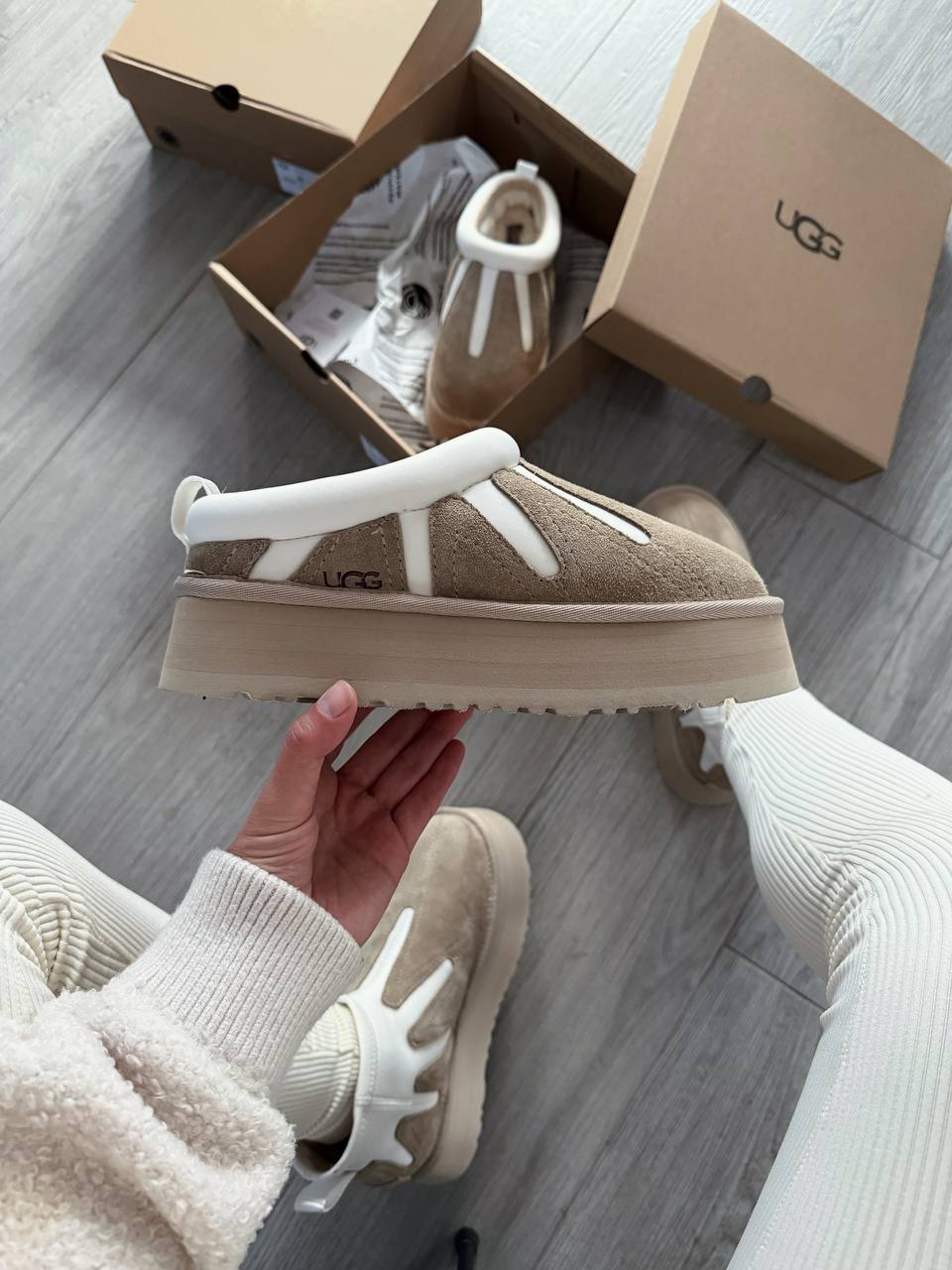 Ugg Tazz Sunwave Slipper Mustard Seed