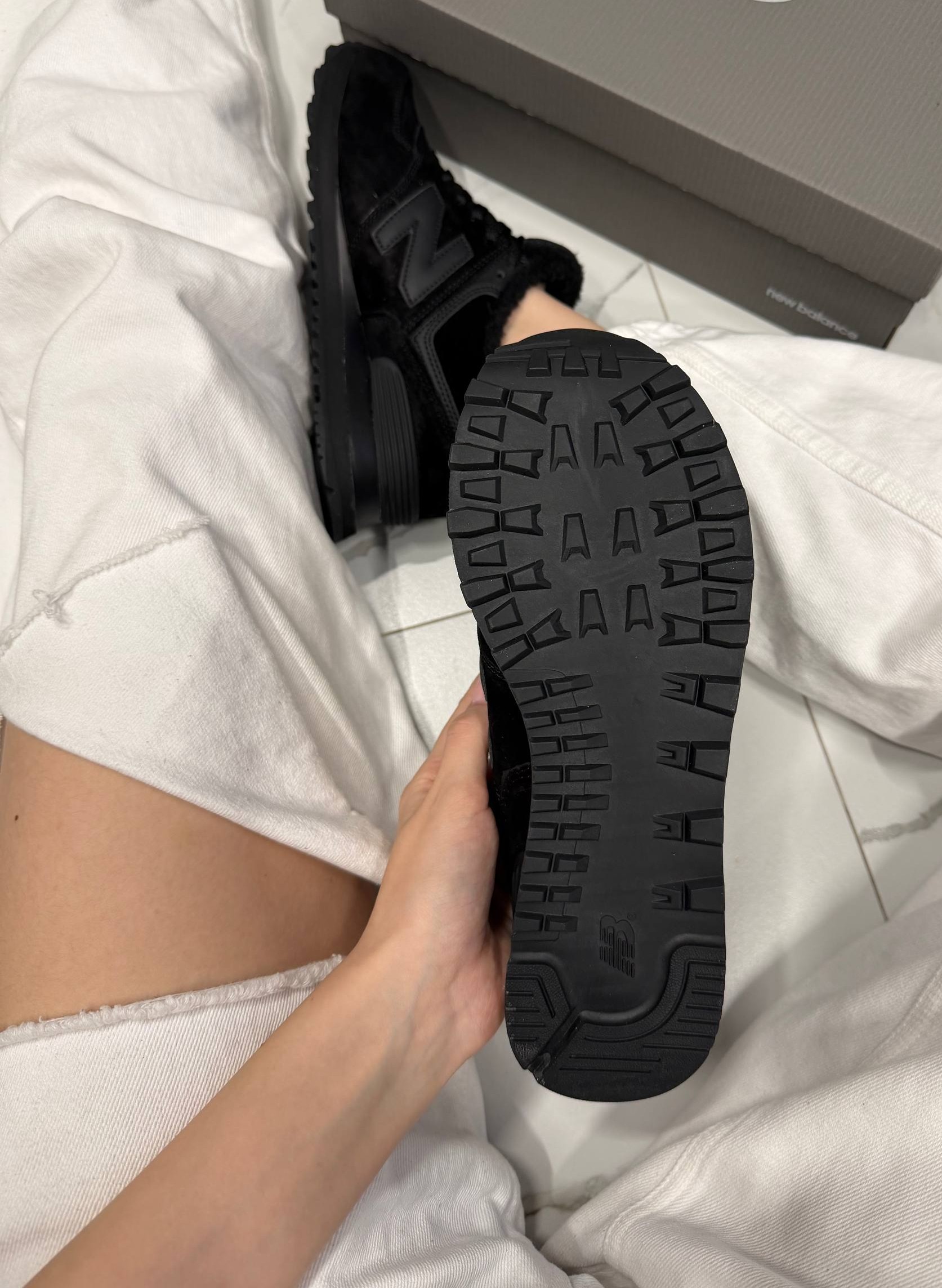 New Balance 574 Black Dark Blue - Зображення 7