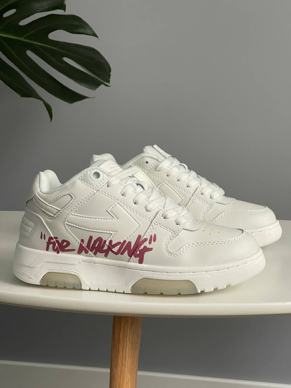 Off White For Walking White Pink Logo - Зображення 2