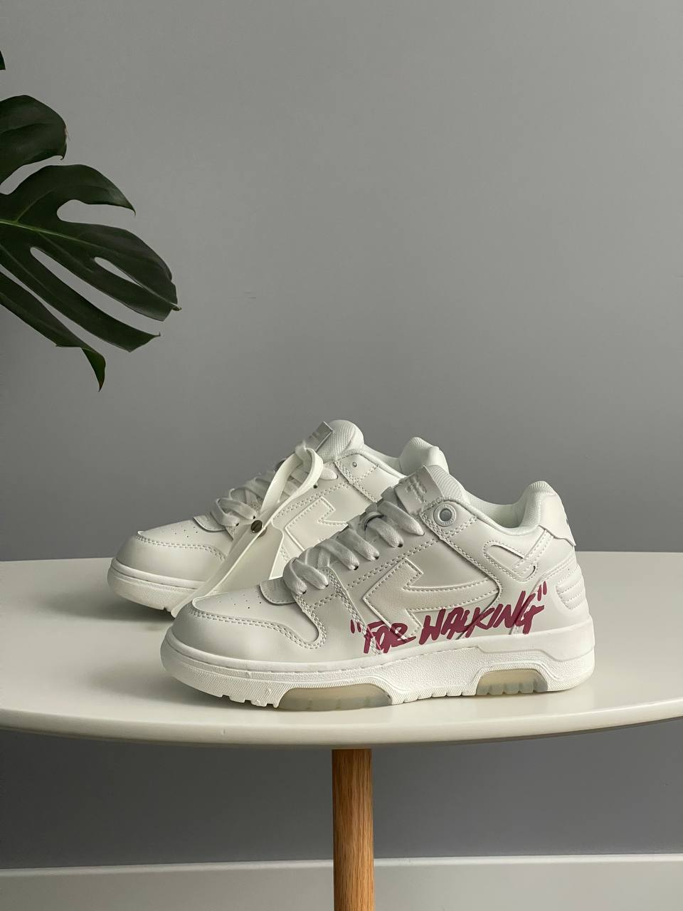Off White For Walking White Pink Logo - Зображення 3