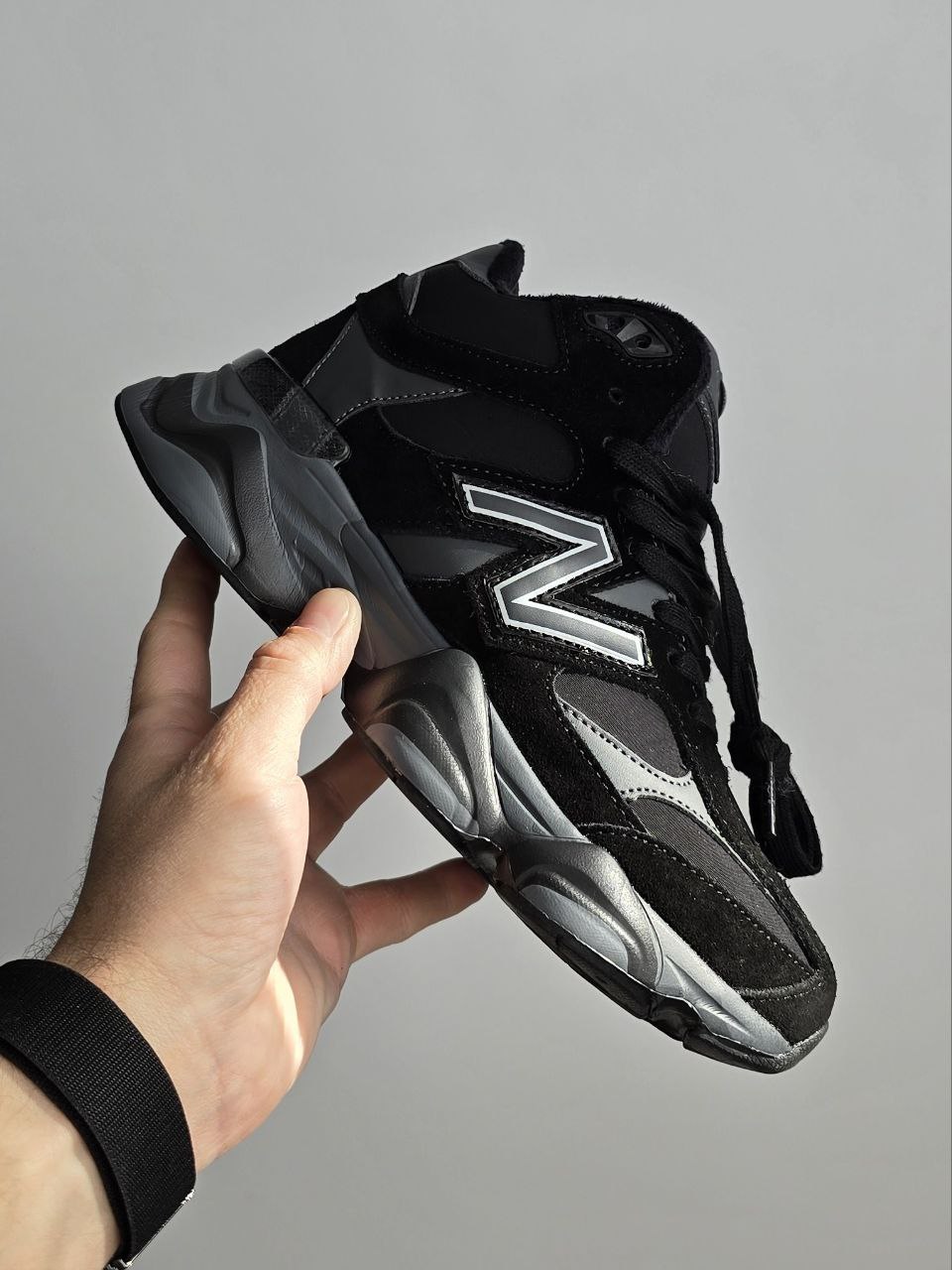 New Balance 9060 Fur Black/Gray