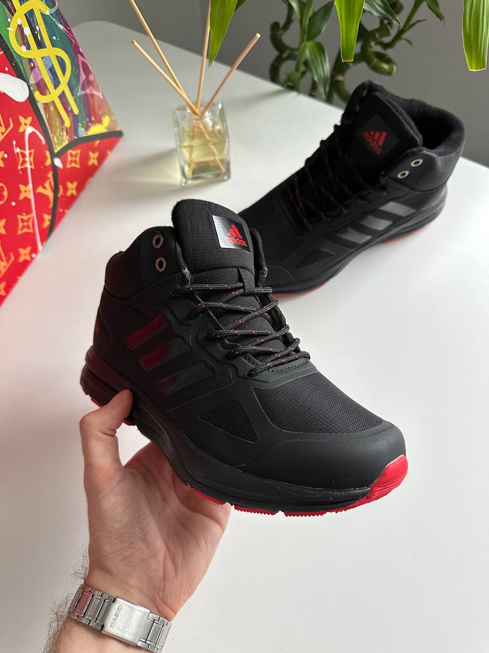 Adidas Terrex Black Red Fur - Зображення 2