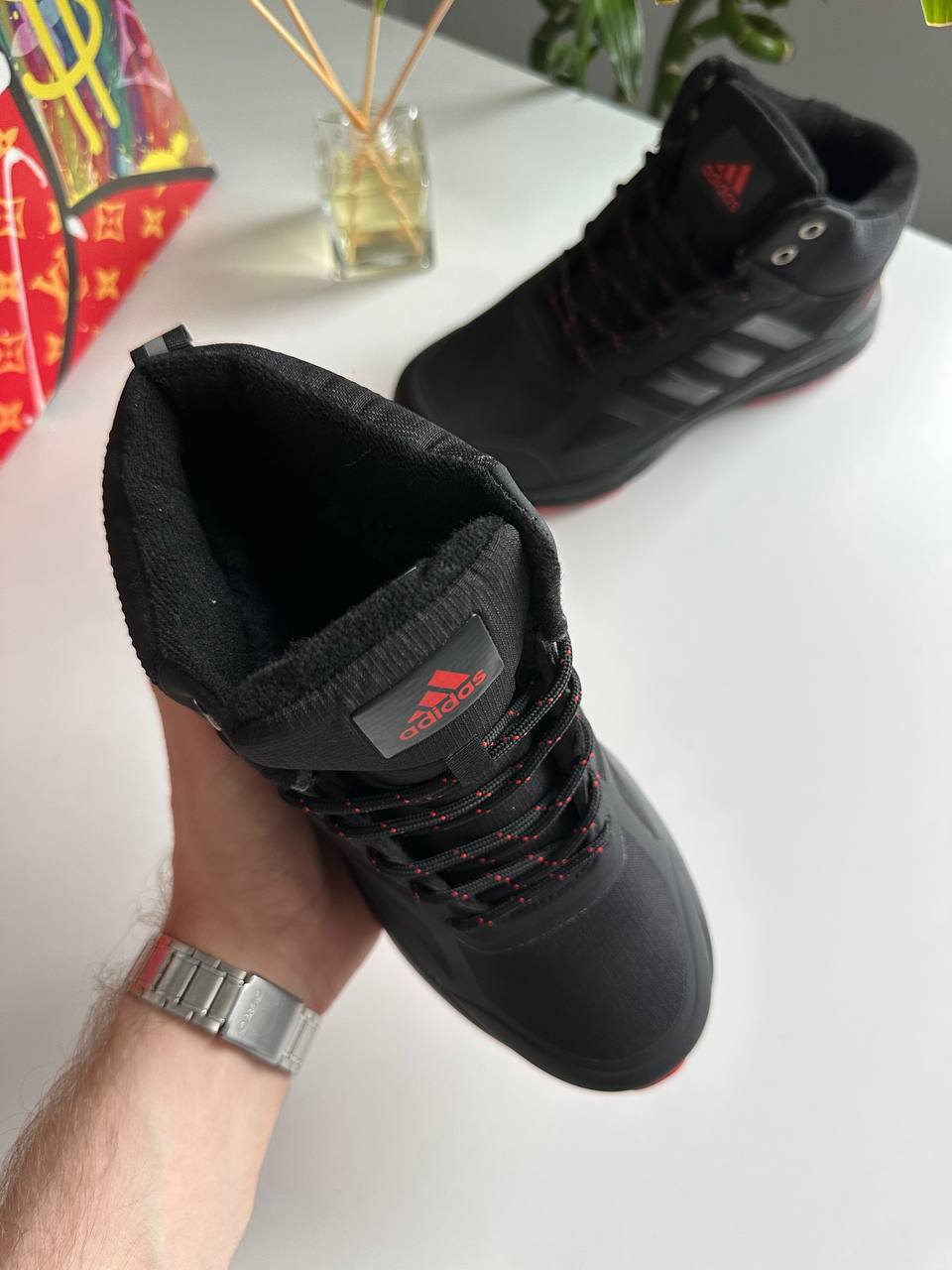 Adidas Terrex Black Red Fur - Зображення 3