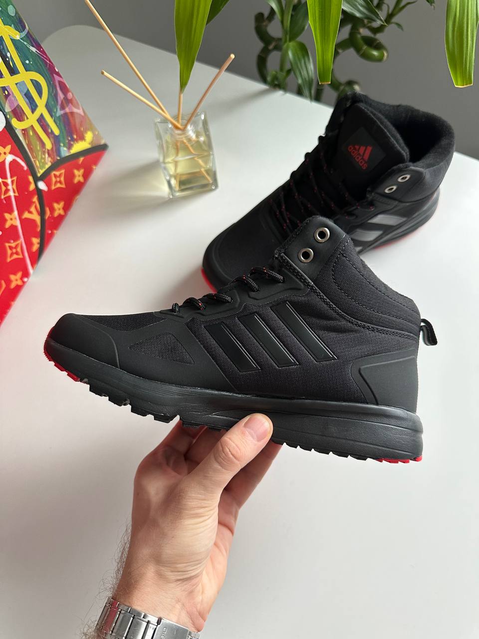 Adidas Terrex Black Red Fur - Зображення 4