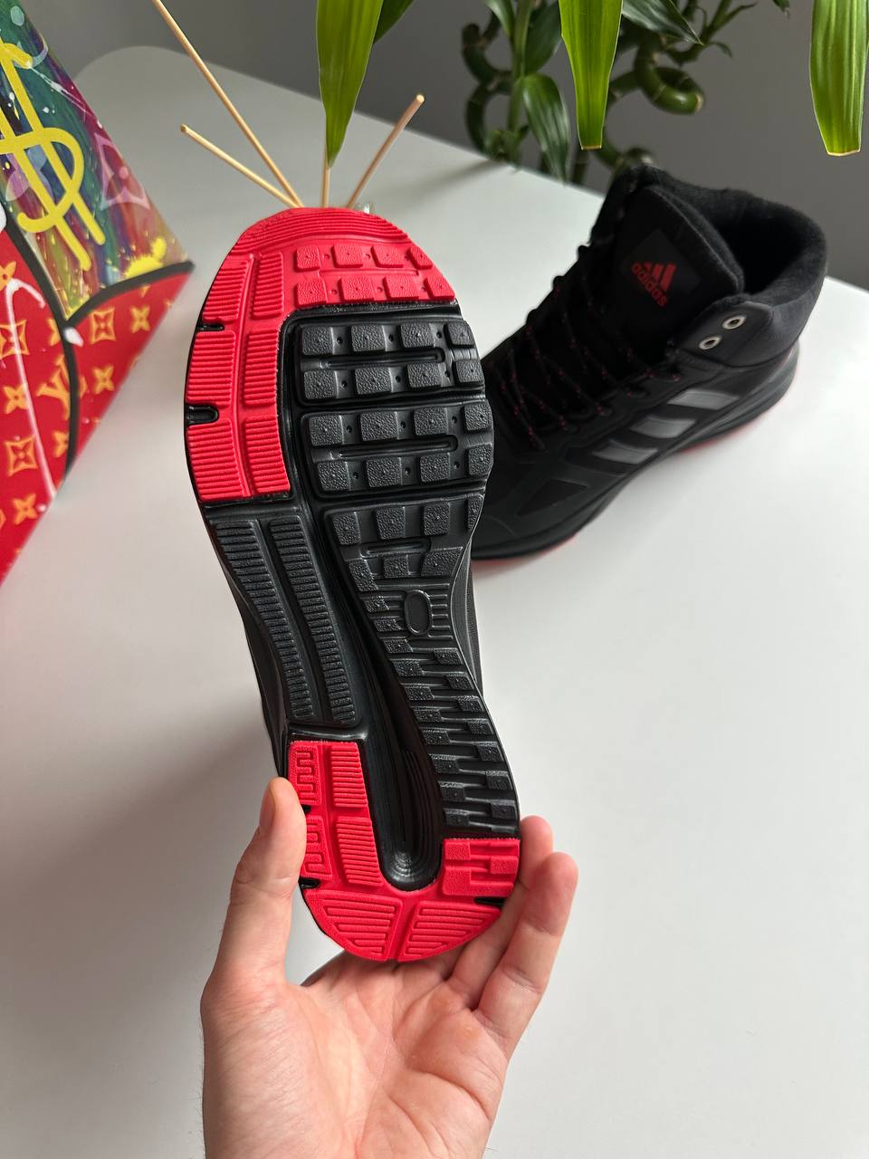 Adidas Terrex Black Red Fur - Зображення 7