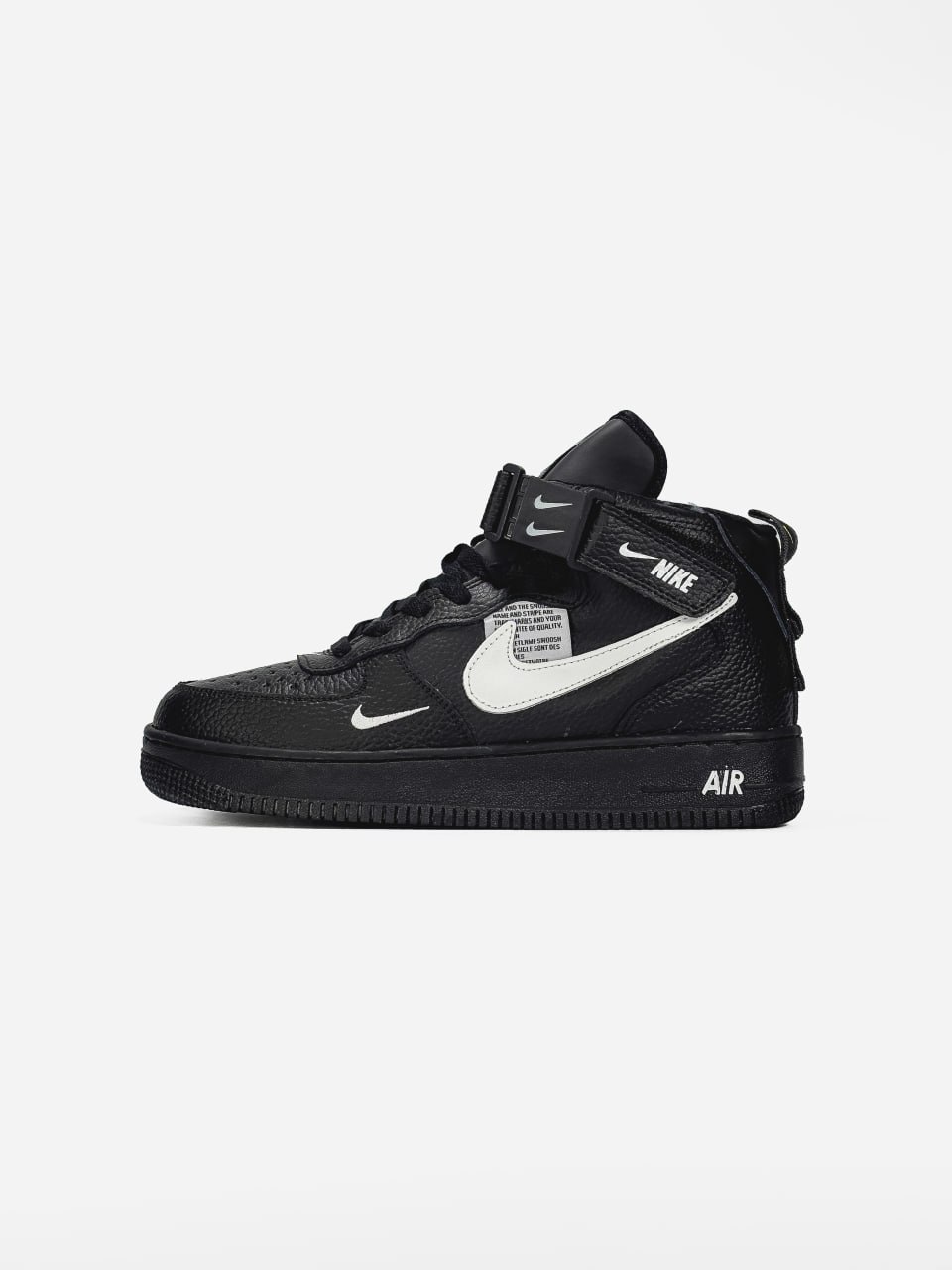Nike Air Force 1 Hight Black /White Fur