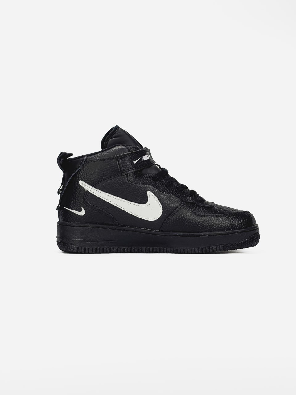 Nike Air Force 1 Hight Black /White Fur - Зображення 2