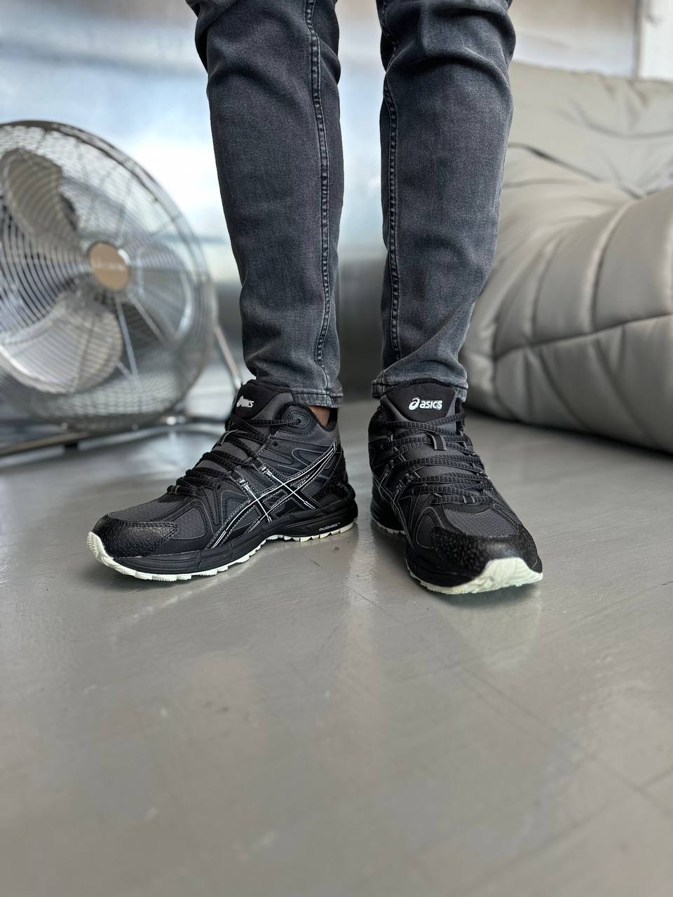 Asics Gel-Kahana 8 High Black Grey Fur - Зображення 4