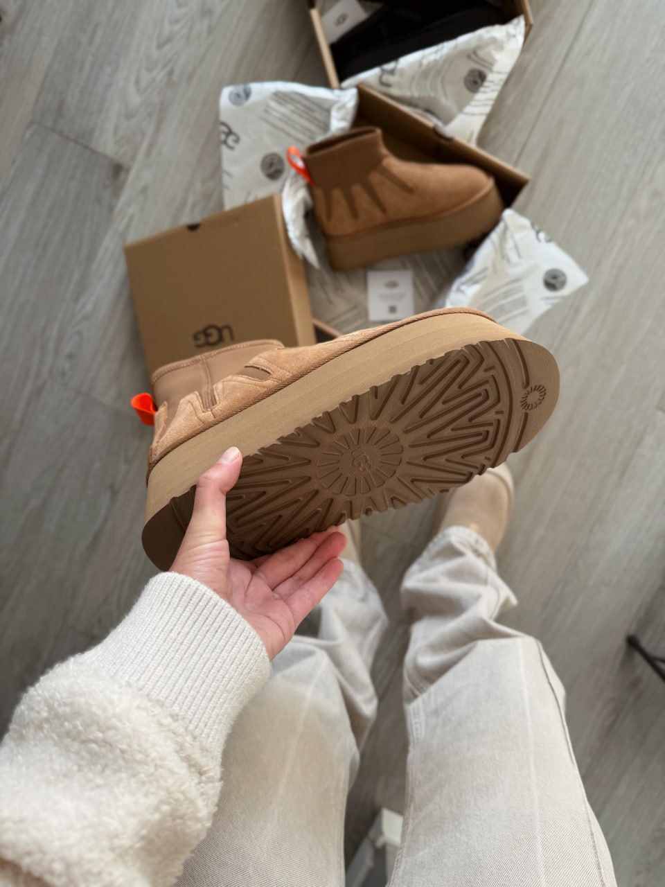Ugg Classic Mini Dipper Sunwave Chestnut - Зображення 5