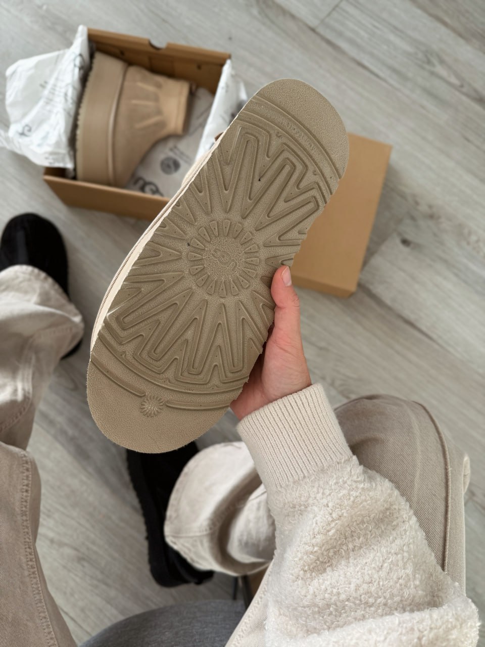 Ugg Classic Mini Dipper Sunwave Beige - Зображення 5
