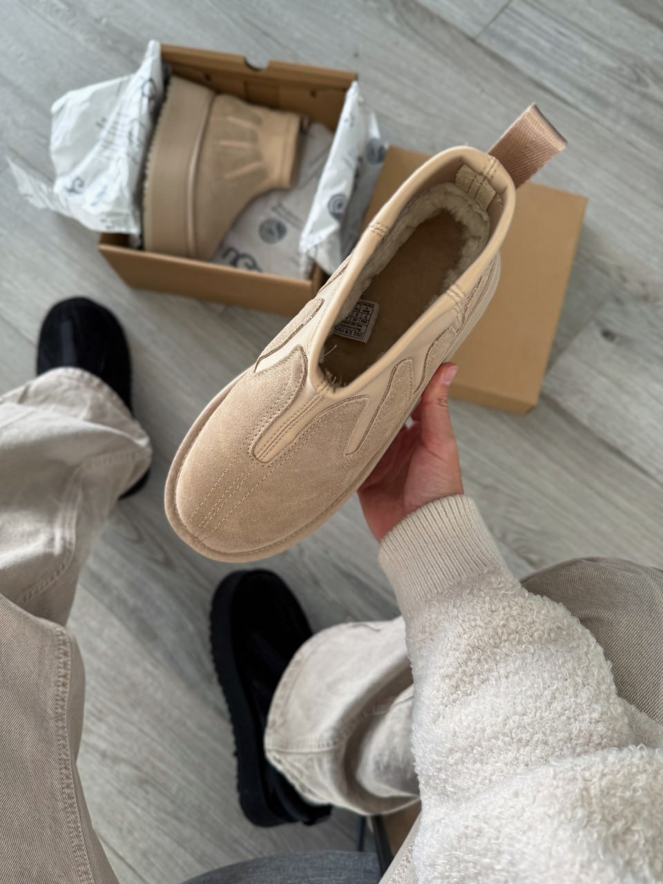 Ugg Classic Mini Dipper Sunwave Beige - Зображення 4