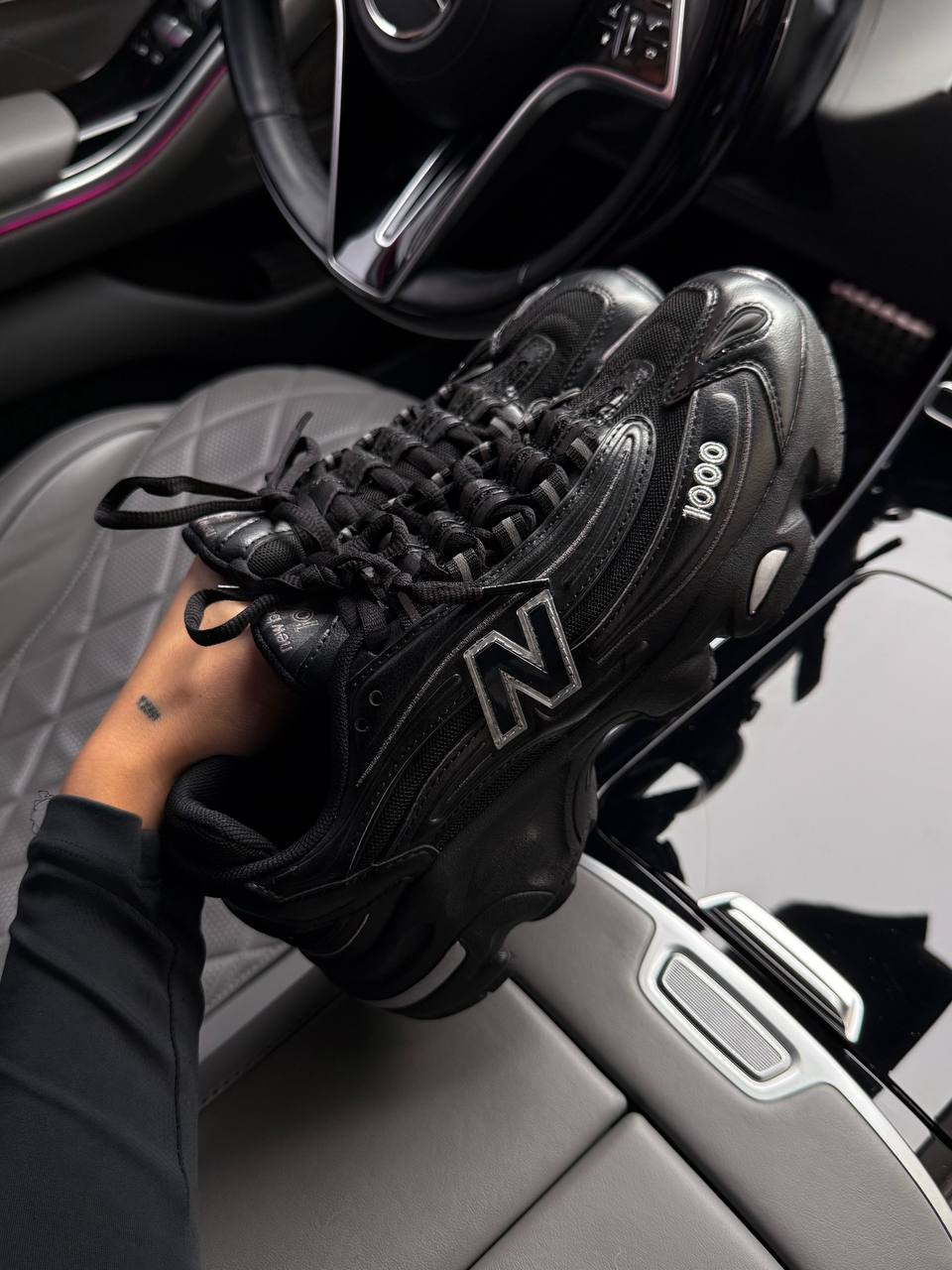 New Balance 1000 Black Leather - Зображення 5