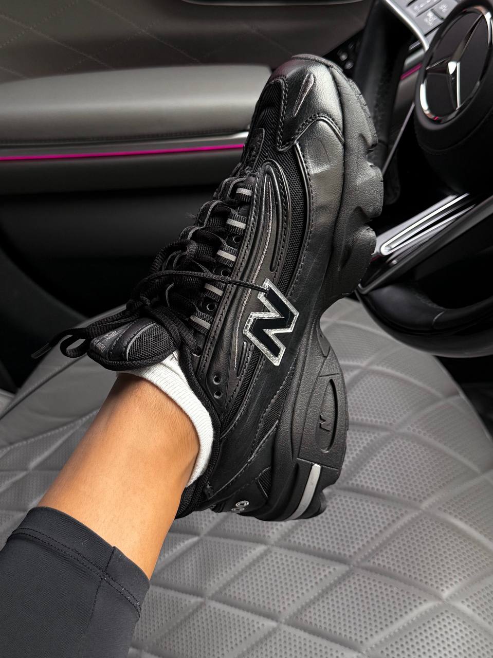 New Balance 1000 Black Leather - Зображення 4