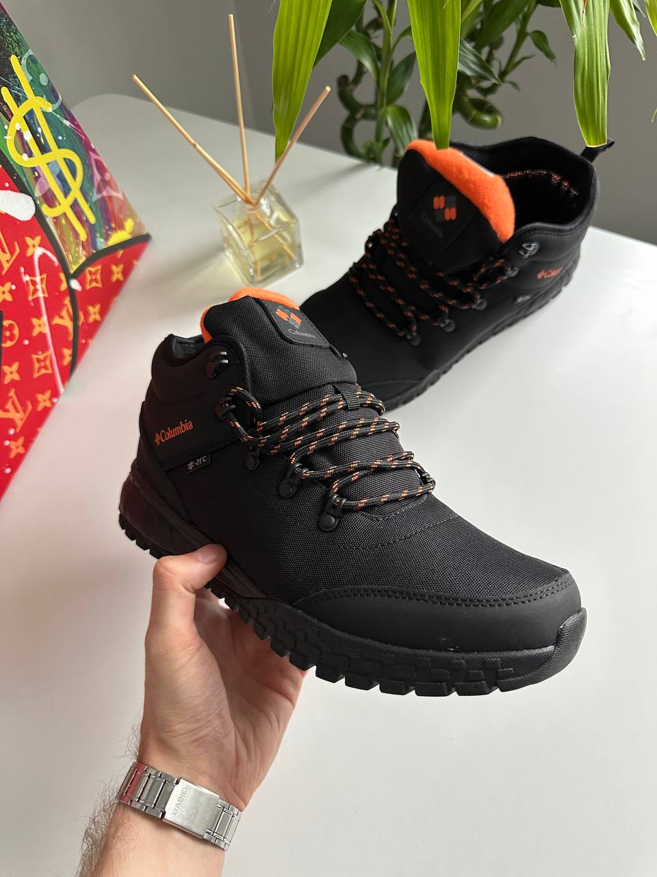 Columbia Waterproof Firebanks Mid GTX Black Orange - Зображення 2