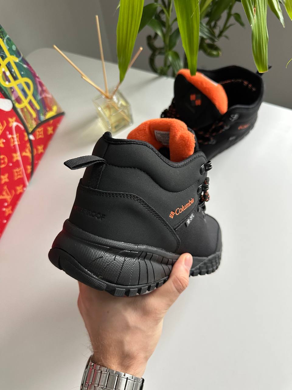 Columbia Waterproof Firebanks Mid GTX Black Orange - Зображення 5