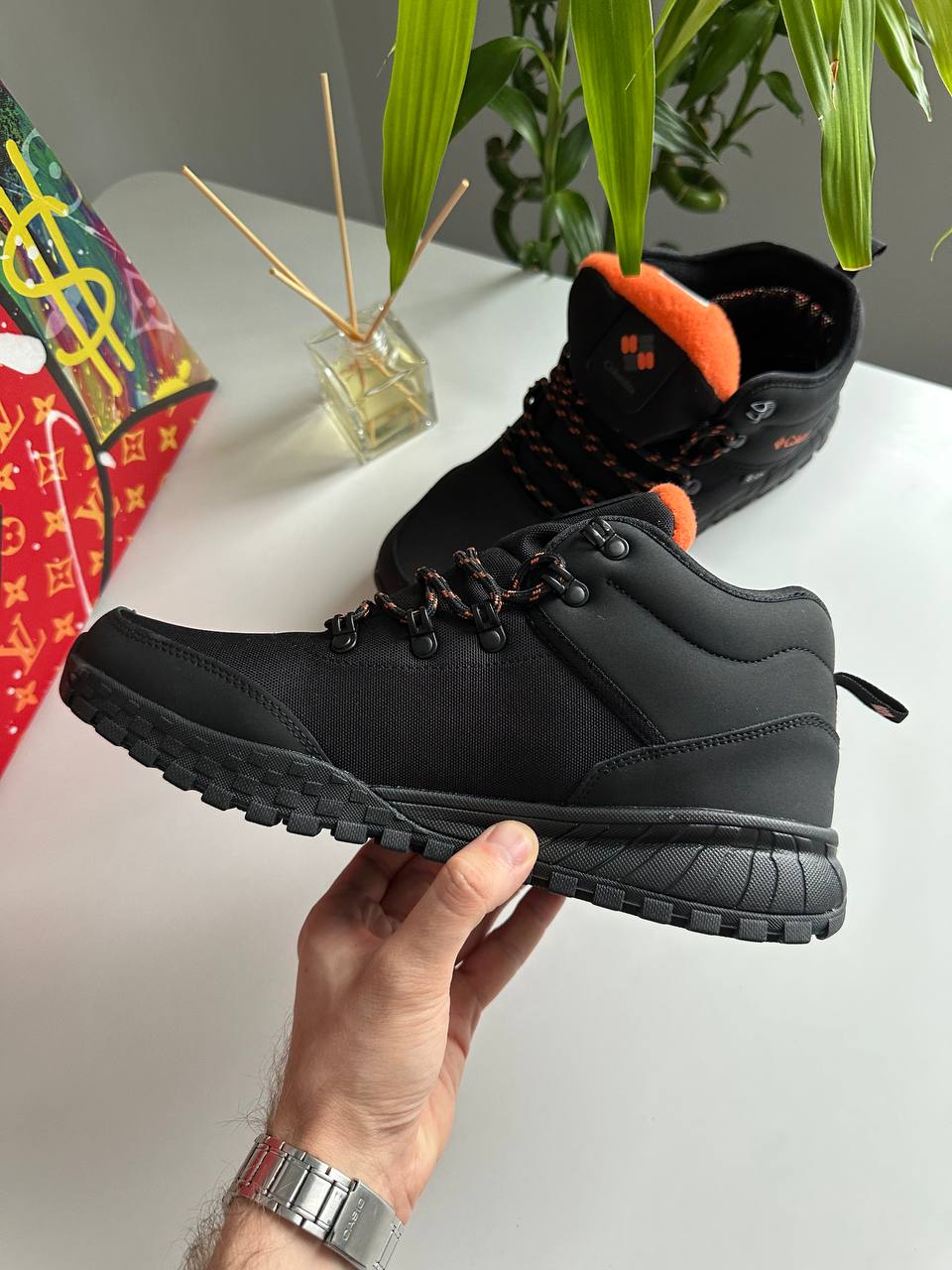 Columbia Waterproof Firebanks Mid GTX Black Orange - Зображення 4