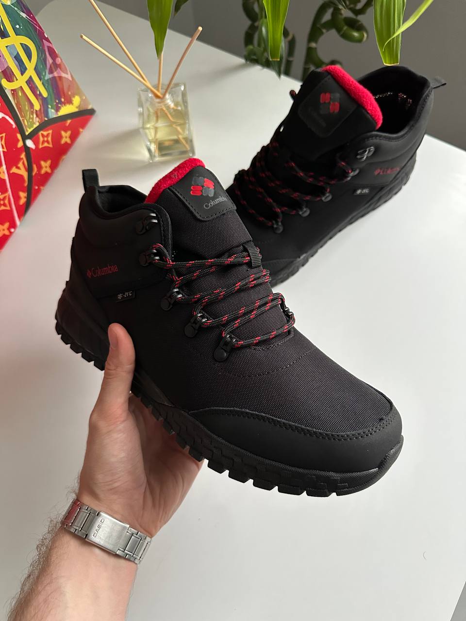 Columbia Waterproof Firebanks Mid GTX Black Red - Зображення 2