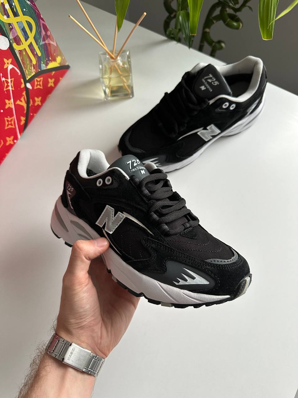 New Balance 725 Black White Thermo - Зображення 2