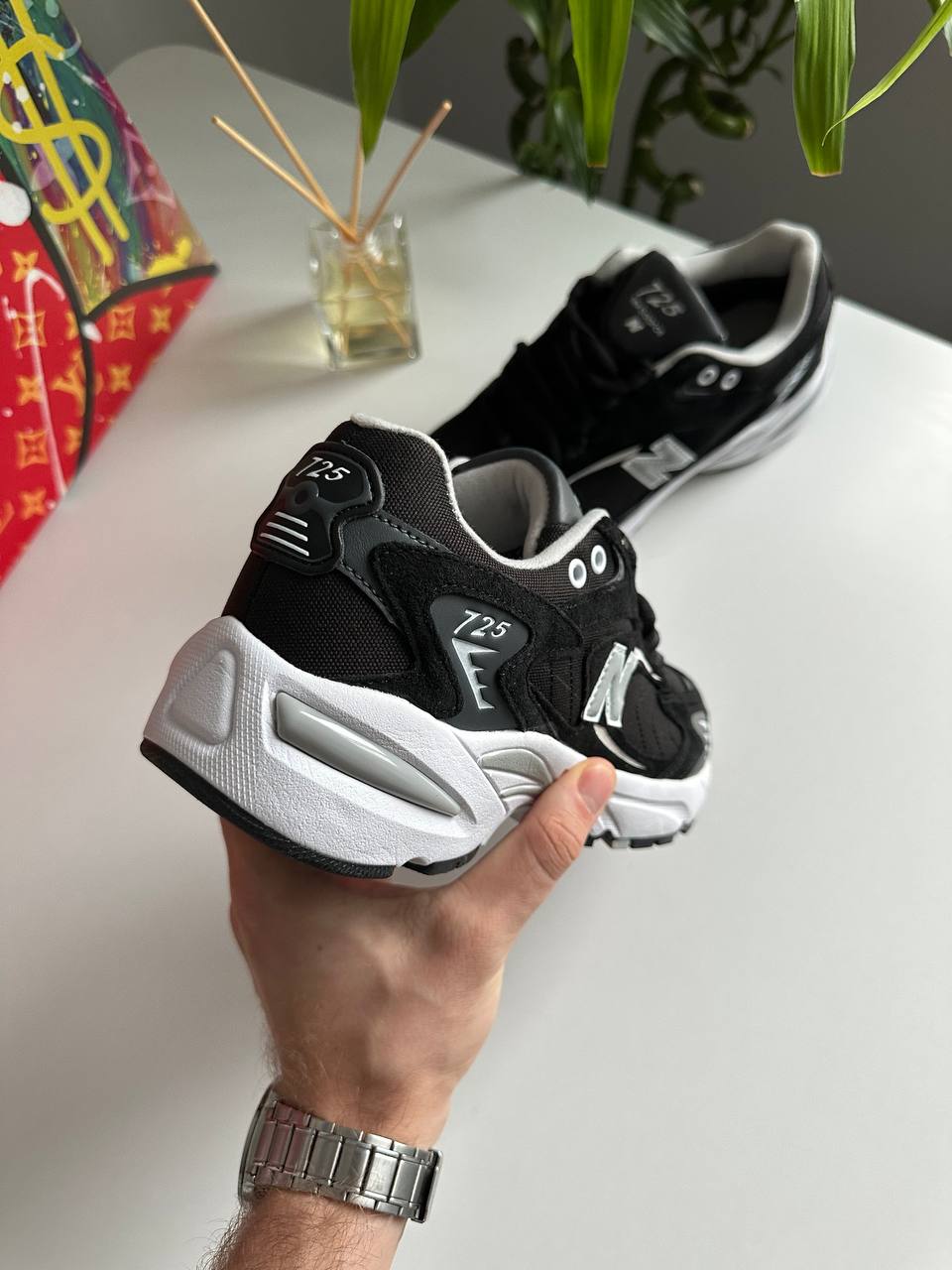 New Balance 725 Black White Thermo - Зображення 6