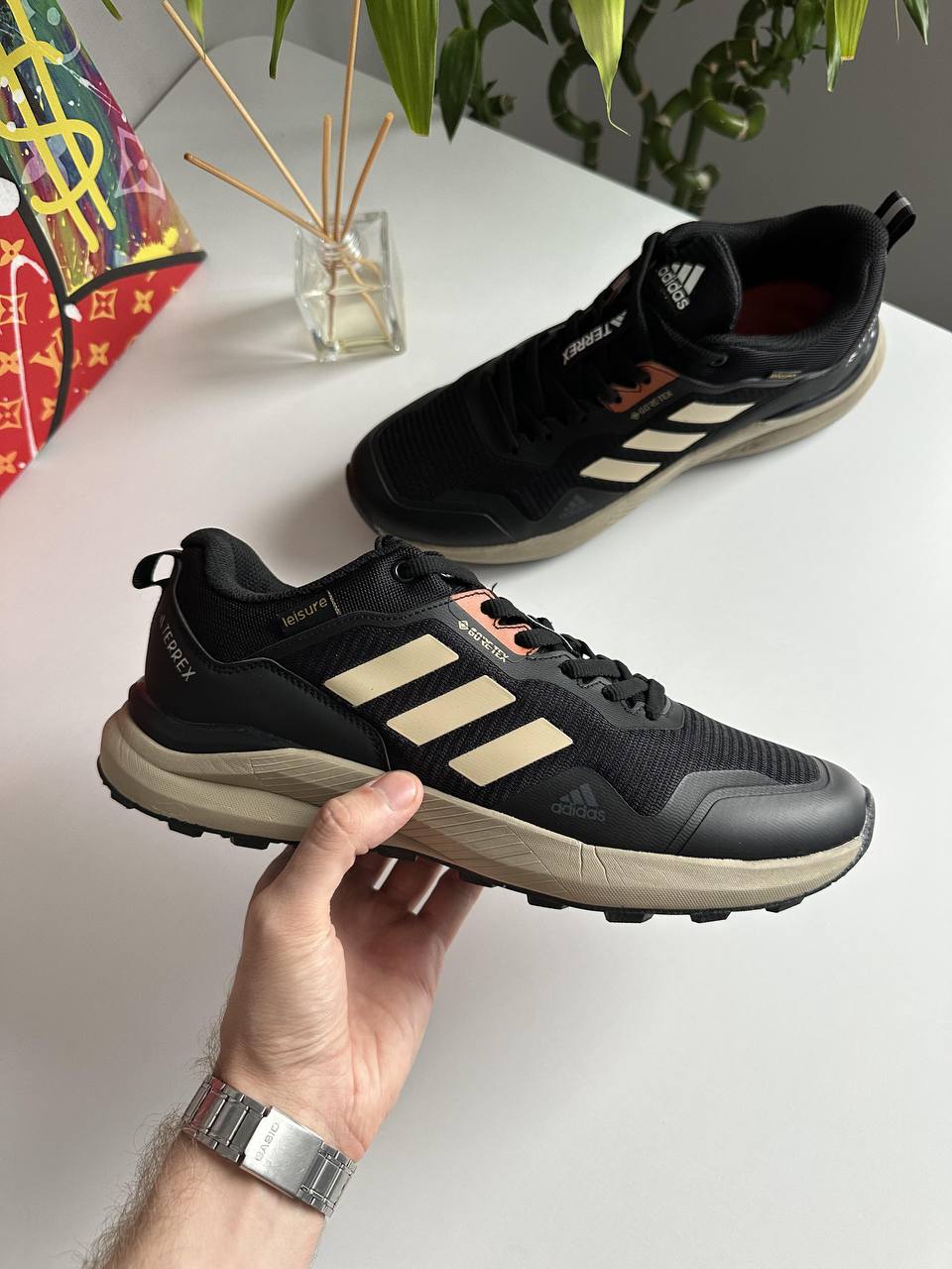 Adidas Terrex Gore‑Tex Black Beige