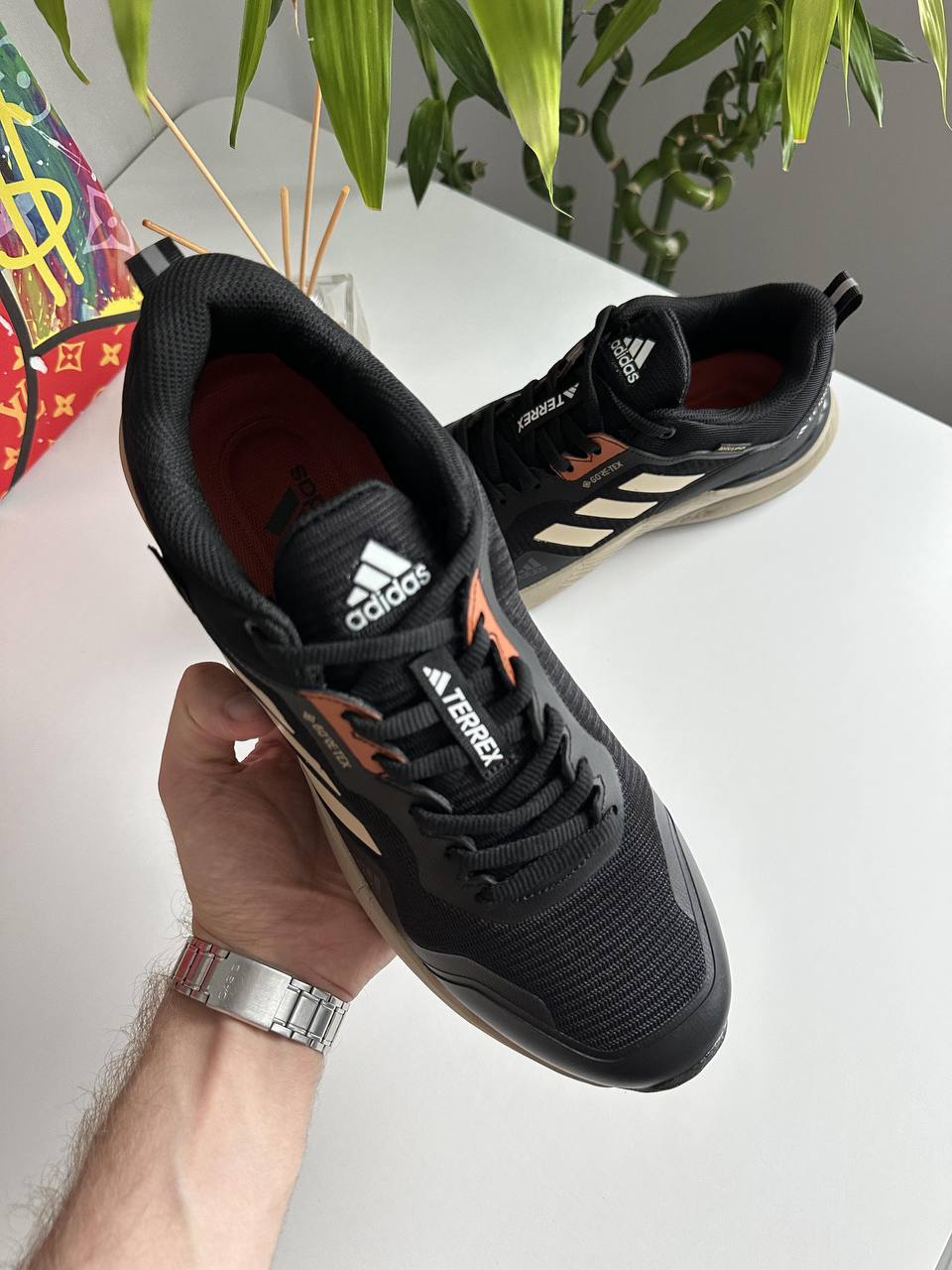 Adidas Terrex Gore‑Tex Black Beige - Зображення 3