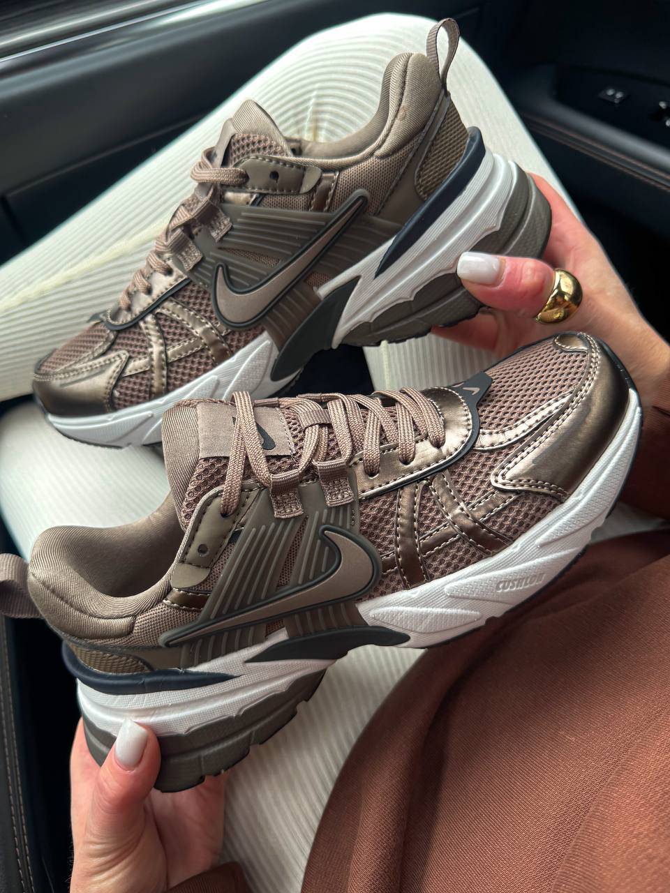 Nike V2k Runtekk Mink Brown - Зображення 3